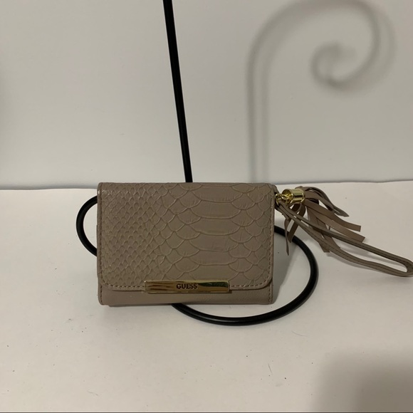 Guess Beige Tan Wristlet - Picture 1 of 6
